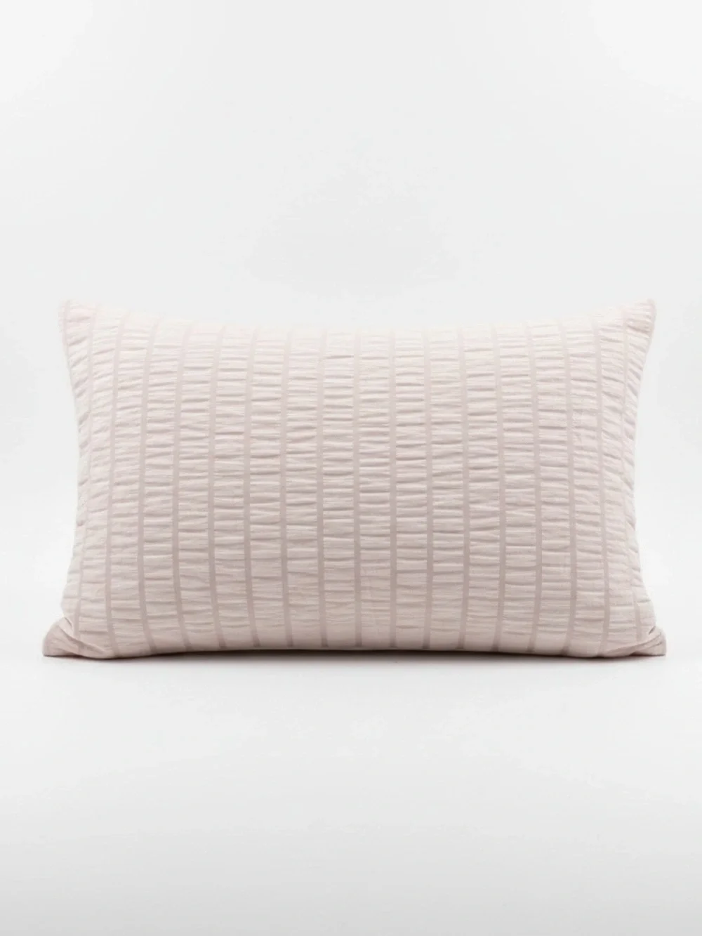 Standard Size Soft Pink Textured Pillow Sham - Home Bedding